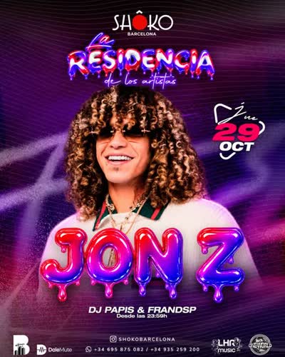 LA RESIDENCIA “de los artistas” presents Jon Z