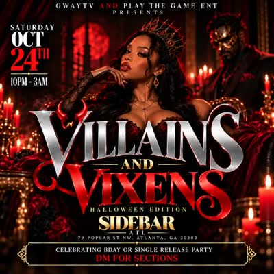 Villains & Vixens: Halloween Edition / Scorpio Bday Bash
