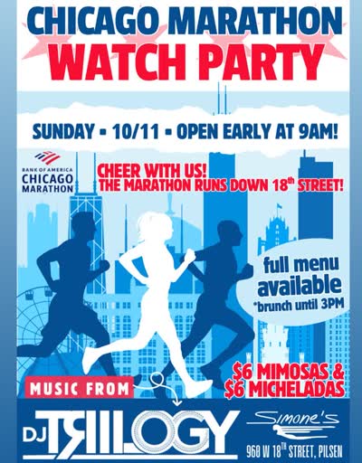 Chicago Marathon Watch Party