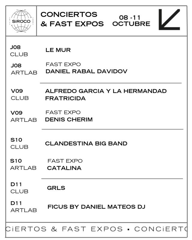CONCIERTOS & FAST EXPOS