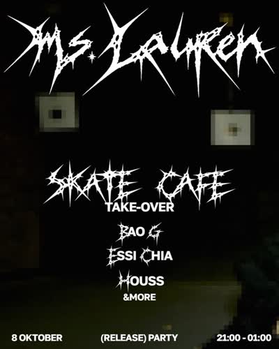 Yade Lauren release takeover at Skatecafe