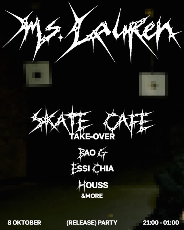 Yade Lauren release takeover at Skatecafe