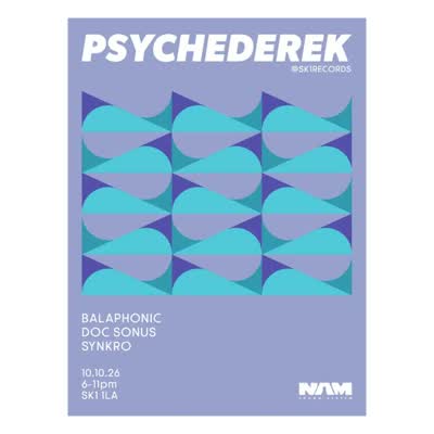 In-store event celebrating @psychederekmusic's EP 'The Right Side of the Ocean'