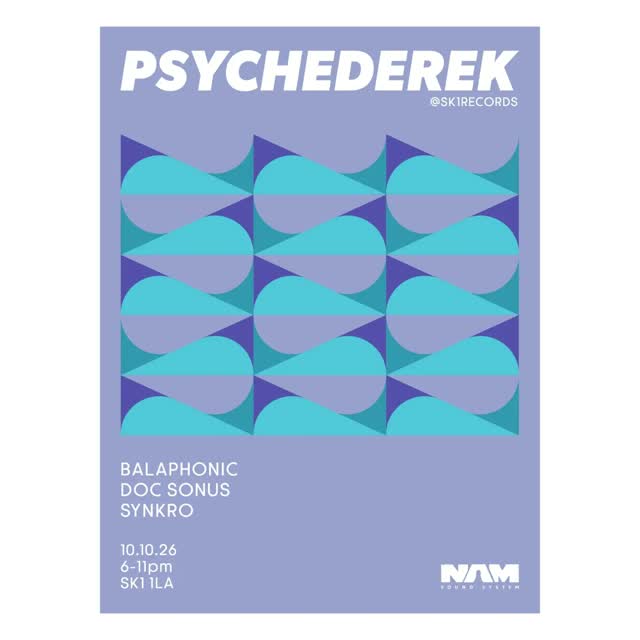 In-store event celebrating @psychederekmusic's EP 'The Right Side of the Ocean'