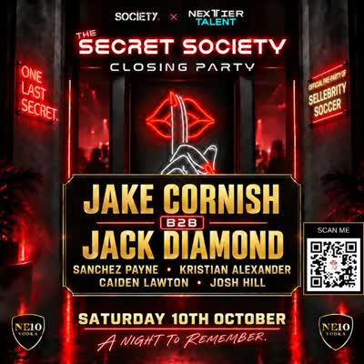 THE SECRET SOCIETY — CLOSING PARTY