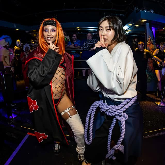 Anime at the club with @touchgrassent