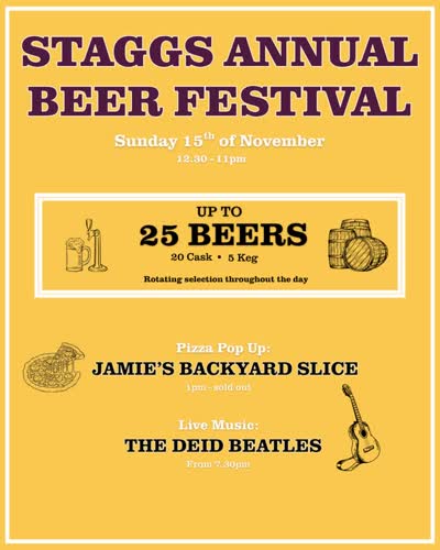 Staggs Annual Beer Festival