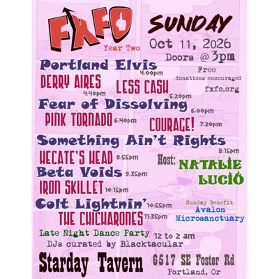 Sunday FXFO Flyer!!!!