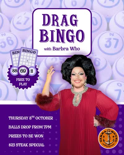 Drag Bingo with Barbra Who