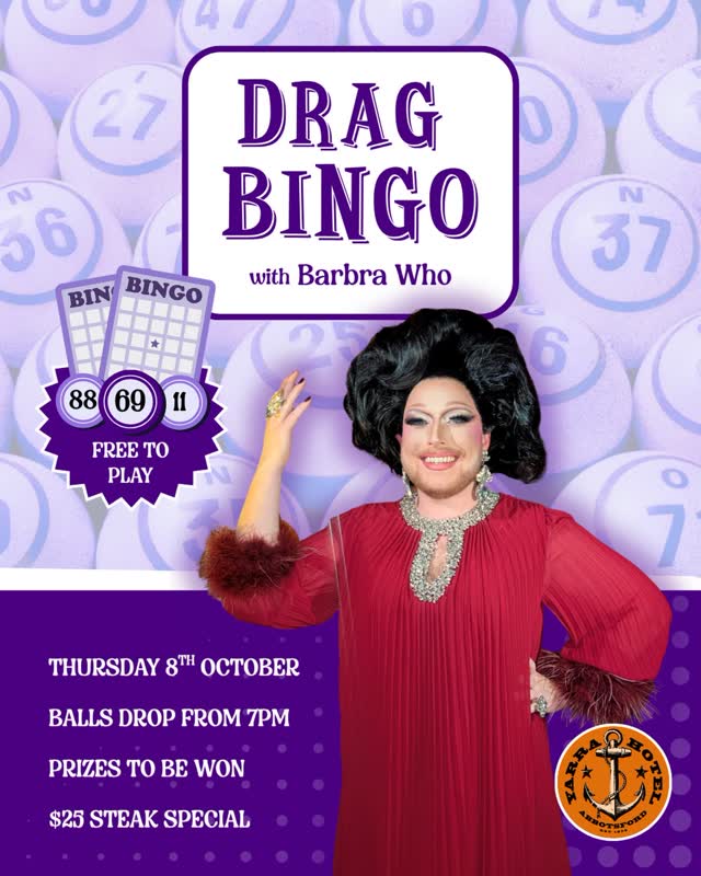Drag Bingo with Barbra Who