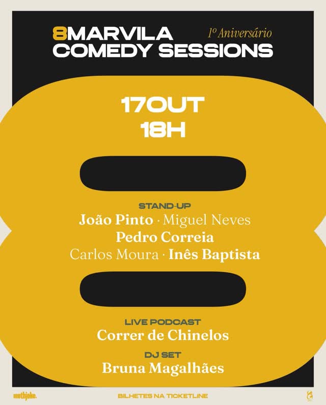 8MARVILA COMEDY SESSIONS 1º Aniversário