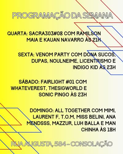 Programação da Semana