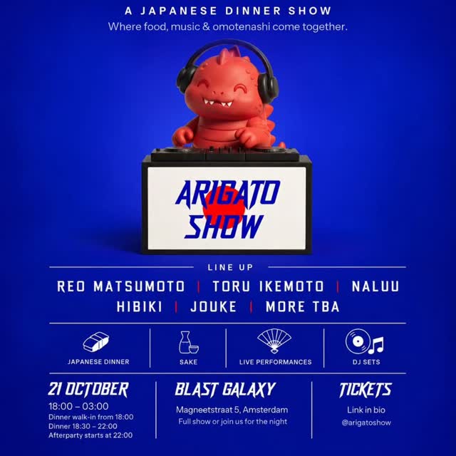 Arigato Show ADE Opening Dinner
