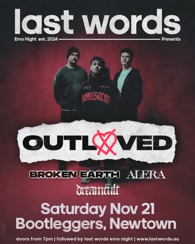OUTLOVED — ALBUM RELEASE TOUR | IS THIS LETTING GO Album Tour