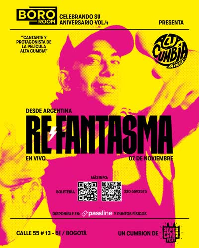 Boro Room Celebrando su Aniversario Vol.4 presenta Re Fantasma en Vivo