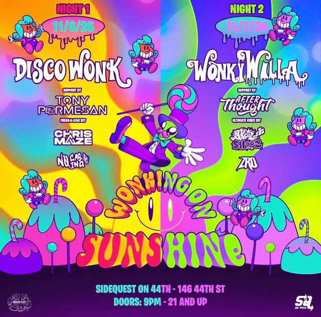 NEW SHOW ANNOUNCEMENT 🍫🍬 Wonking On Sunshine tour