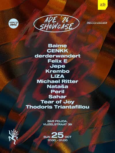 ADE’26 Urge To Dance x Reconsider