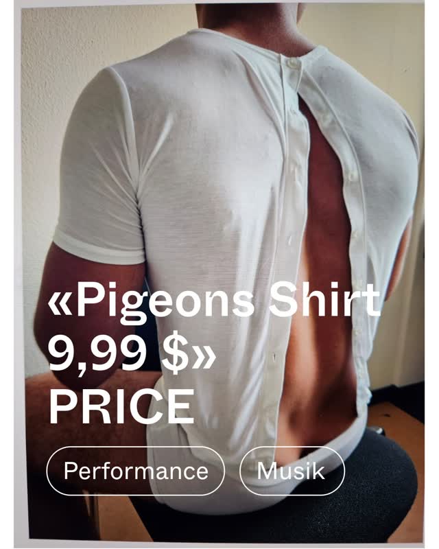 Pigeons Shirt / Performative Concert by PRICE