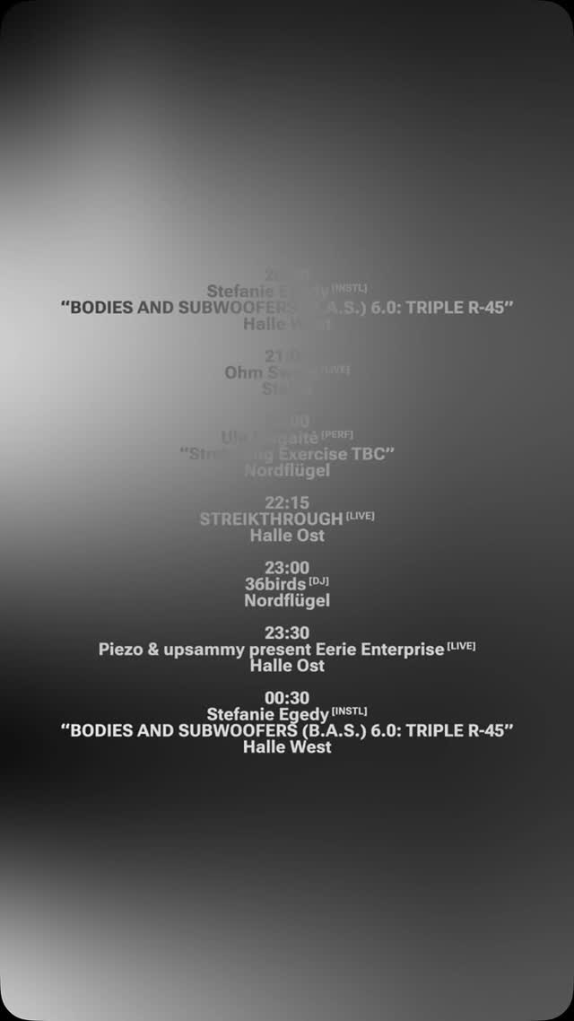BODIES AND SUBWOOFERS (B.A.S.) 6.0: TRIPLE R-45