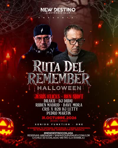 RUTA DEL REMEMBER – HALLOWEEN 2026