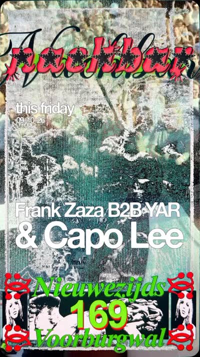 Backbar this friday