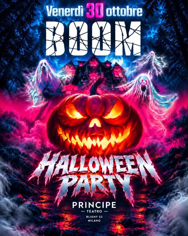 BOOOOOM IL PARTY DI HALLOWEEN LICEALE PIÙ GRANDE DI MILANO È QUI!