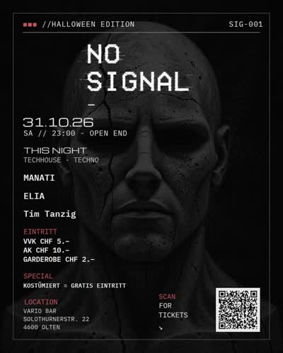 NO SIGNAL 📡 Halloween Edition