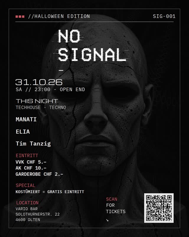 NO SIGNAL 📡 Halloween Edition