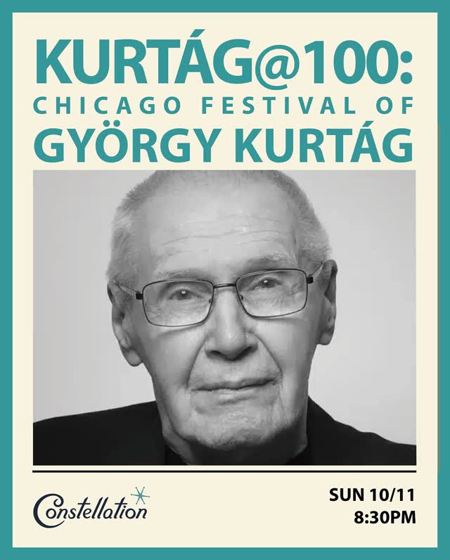 Concert celebrating the life and music of György Kurtág