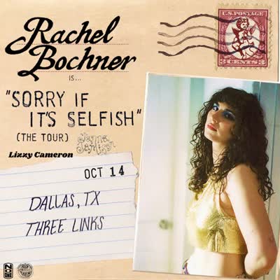 @lizzycameron is opening for @rachelbochner on October 14 @threelinksdeepellum with @janna.jamison