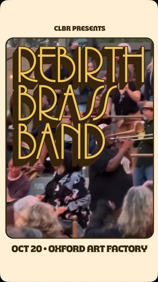 Grammy-winning @rebirthbrassband are bringing the energy of New Orleans to Sydney this October 20!