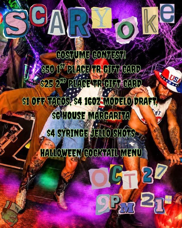 SCARYoke Halloween Costume Contest & Cocktail Menu