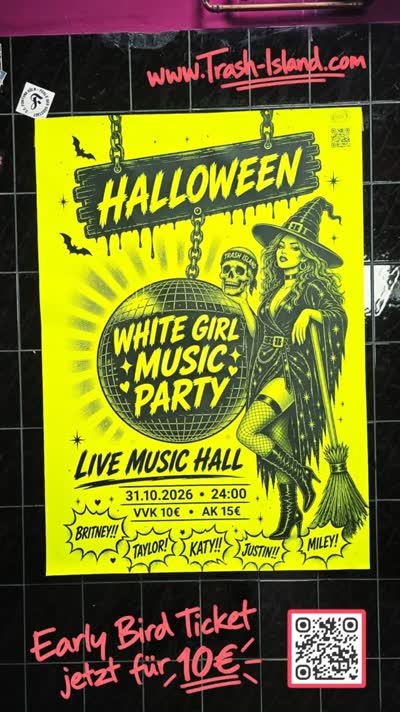 HALLOWEEN – WHITE GIRL MUSIC PARTY