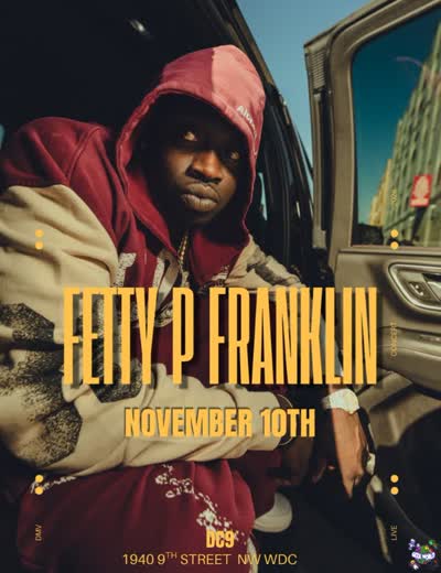 ON SALE NOW: @fettypfranklin LIVE IN DC
