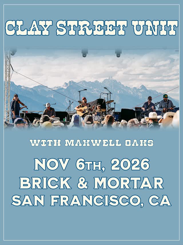 Maxwell Oaks joins Clay Street Unit live in San Francisco
