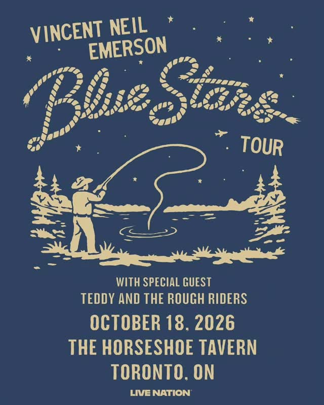 OCTOBER 18th • VINCENT NEIL EMERSON + TEDDY & THE ROUGHRIDERS