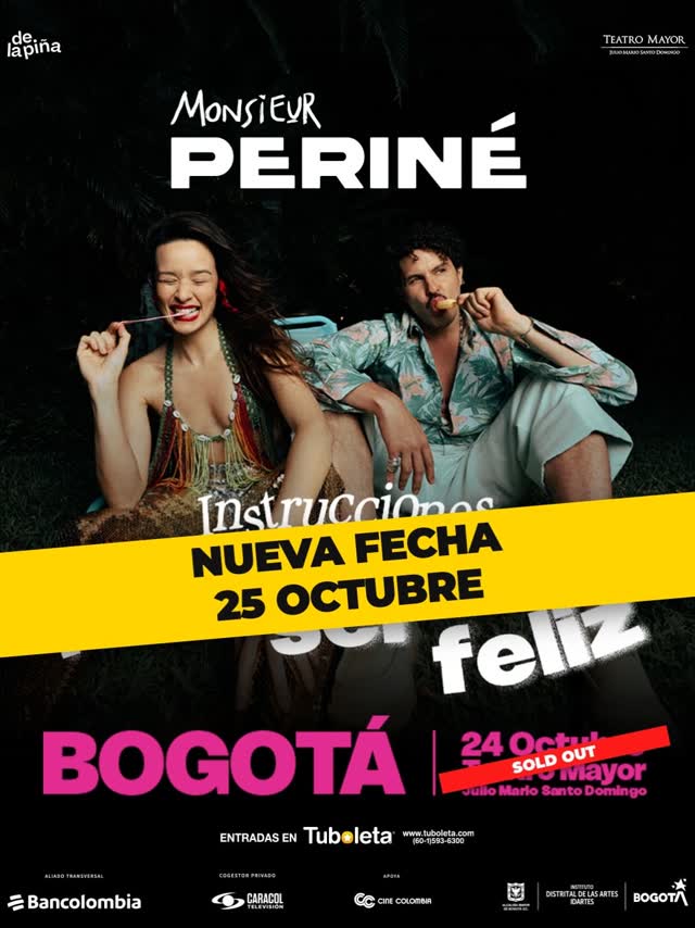 Concierto en Bogotá - Noche adicional por petición del público