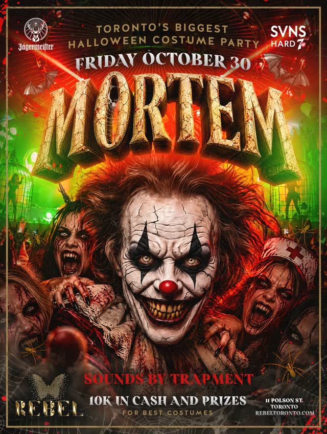 MORTEM RETURNS TO REBEL - Halloween Costume Party