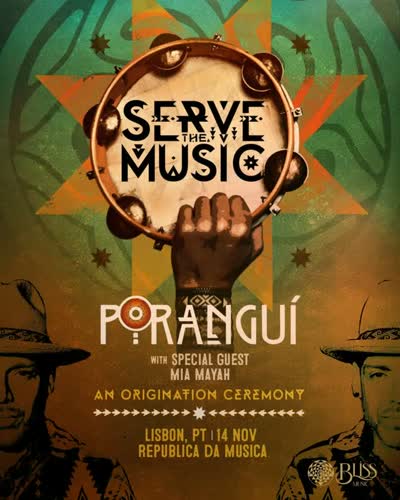 Poranguí in Lisbon! With the Serve the Music World Tour 2026