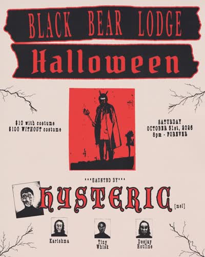 Black Bear Lodge Halloween