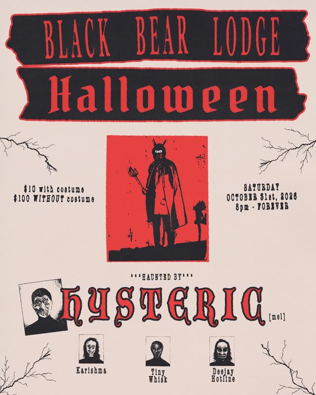 Black Bear Lodge Halloween