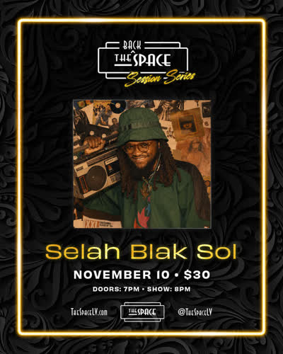 The Back Space Session Series continues with Selah Blak Sol!