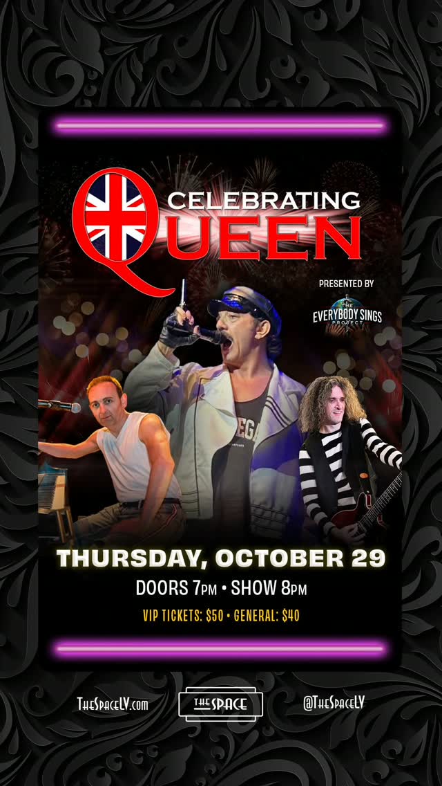 Vegas, get ready to experience the ultimate tribute to Queen 👑🎸