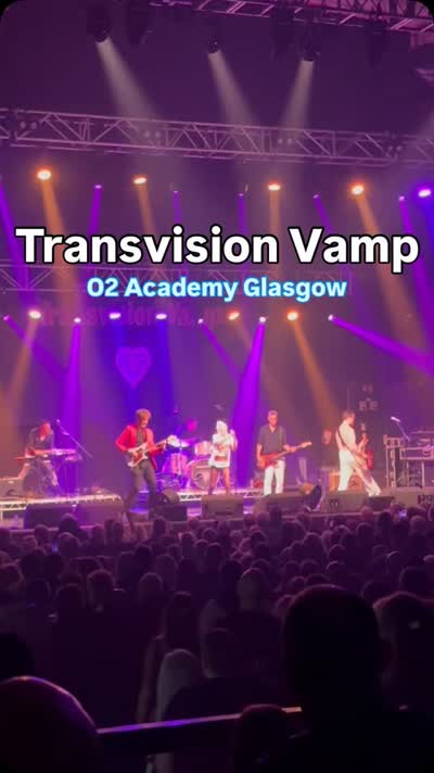 Transvision Vamp at O2 Academy Glasgow