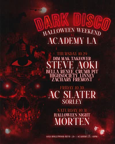 DARK DISCO HALLOWEEN WEEKEND