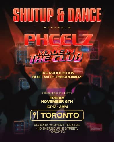 Shutup & Dance presents PHEELZ - Made in the Club