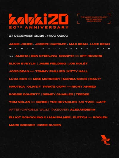KALUKI x WHP 20 - THE FULL LINEUP HAS LANDED.