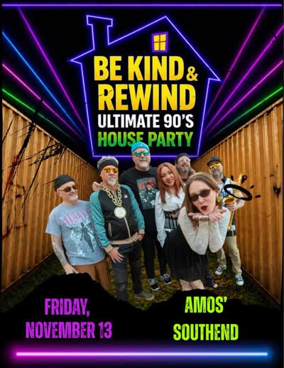 BE KIND & REWIND - the ultimate ’90s house party experience!