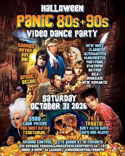 PANIC: Halloween 80s/90s Video Dance Party