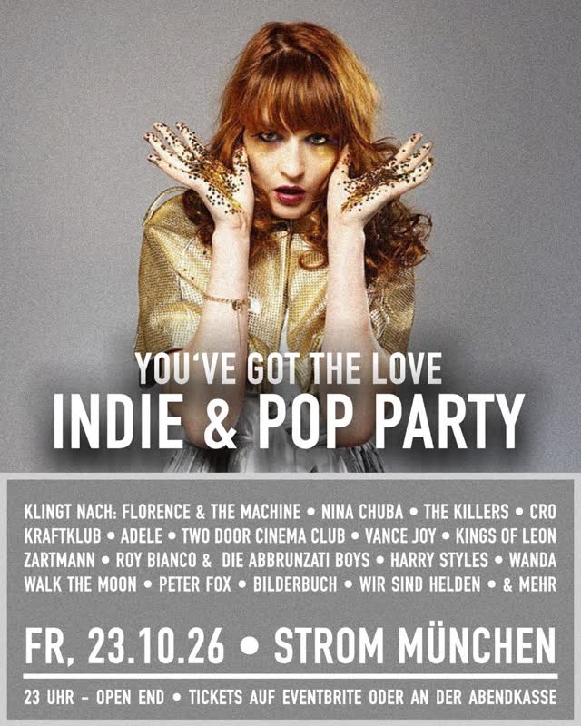 YOU'VE GOT THE LOVE INDIE & POP PARTY